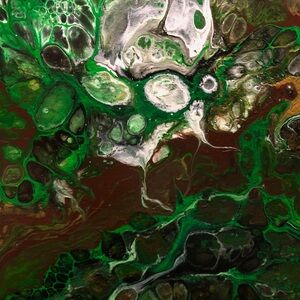 Acrylic Pour Painting! Any names for this one? I’m at a loss lol